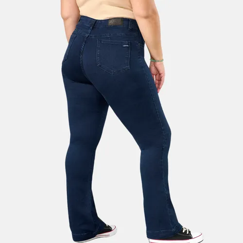 Jean Mujer Azul Oxford Cenitho Talles Grandes Trigema Art782