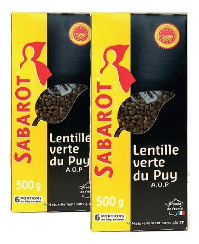 Lentilhas Aop Du Puy Sabarot 500g (2 Caixinhas)