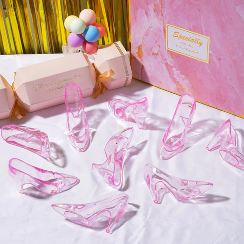 12 Minizapatillas De Cenicienta, Zapatos De Cristal De 3.5 P