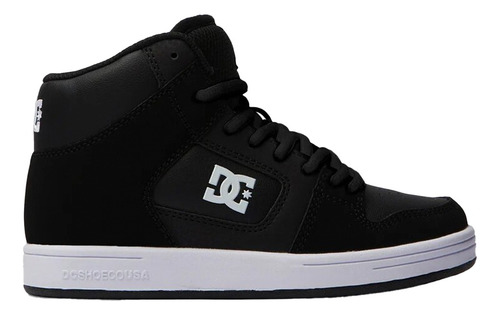 Dc Shoes Manteca 4 Hi Ps Para Niño Color Negro, Blanco