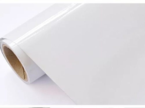 Papel Adherible Premium Satín Color Blanco 60x200cm