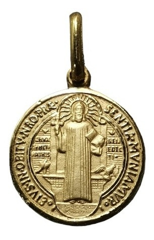 Medalla Oro 14k San Benito # 230 (medallas Nava) 