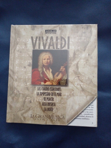 Vivaldi La Gran Musica Paso A Paso Cd + Libro