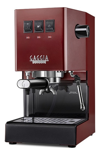Cafeteira Maquina Espresso Manual Classic Vermelha Gaggia EVO Pro 127V