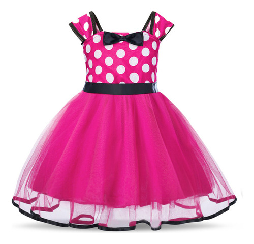 Vestido De Lunares, Falda Infantil Performance Minnie 0