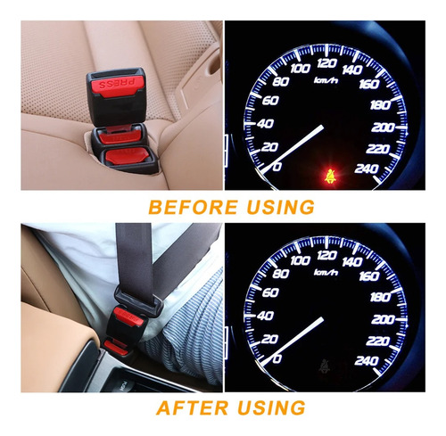 Cinturón Extensión Universal Para Asiento De Automóvil Negro