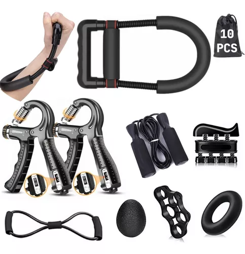 Ejercitador de mano ejercitadores manos y antebrazos Kit set entrenamiento  Nuevo