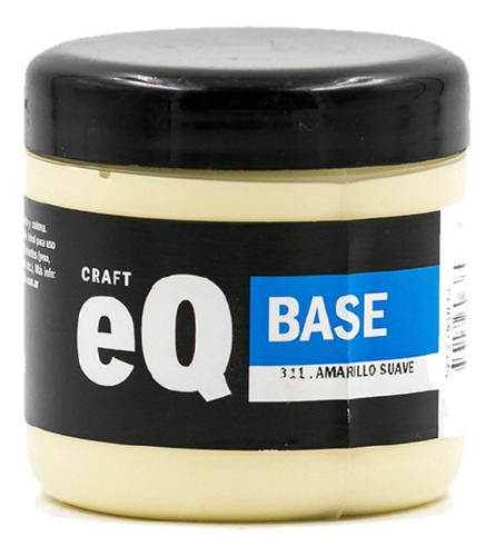 Base Acrílica Eqarte 200ml 311 Amarillo Suave