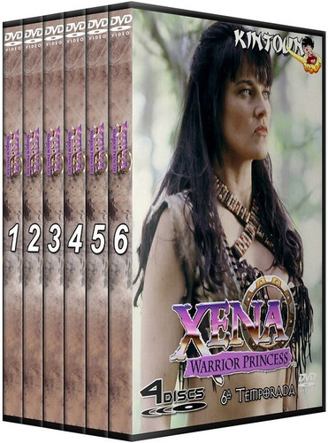 Dvds Xena A Princesa Guerreira Série Completa Dublada