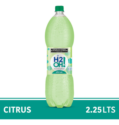 Gaseosa H2oh! Citrus X 2.25l