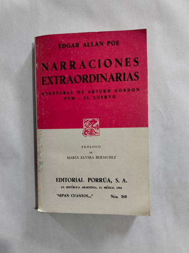 Narraciones Extraordinarias, Edgar Allan Poe