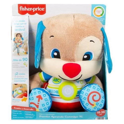 Fisher-price Perrito Celeste Xl Ríe Y Aprende Conmigo