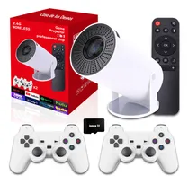 Comprar Casa De Los Deseos Proyector Android Wifi Portatil Mini Smart Tv 4k 1080p Led, Proyector Profesional Para Celular Y Computadora, Con 2 Gamepads Y Más De 20000 Juegos