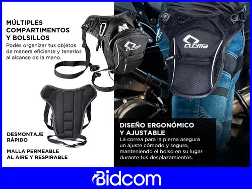 Muslera Expansible Moto Bolso Pierna Leg Bag Cucyma Riñonera