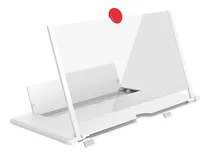 Comprar Lupa de pantalla móvil de 12 pulgadas, amplificador 3D HD, blanca