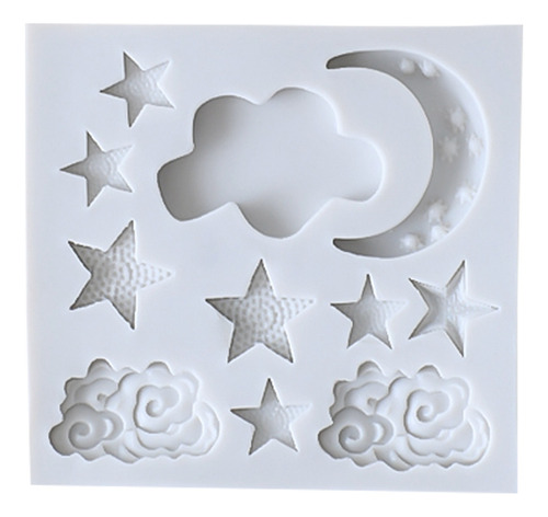 Molde De Silicona Para Hornear Tartas, Fondant, Diseño Star