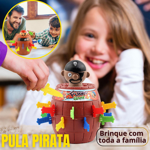 Juego Infantil From Toy Barrel Jump Pirate Lucky Para Niños