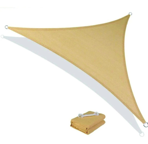 Triangulo Toldo Vela Sombra Liviana Jardin Pileta 2x2x3m