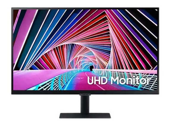 Monitor Samsung 27 A700 Ultra Hd Plano Color Negro Ls27a700