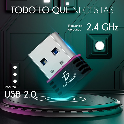 Antena Adaptador Usb Wifi Nano 100m 150mbps 802.11b/g/n