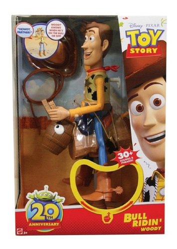 Toy Story Woody Bull Ridin' Vaquero Mattel Original Nuevo