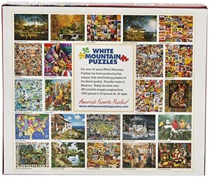 Puzzles White Mountain De La Década De 1990 - Puzzle De 1000