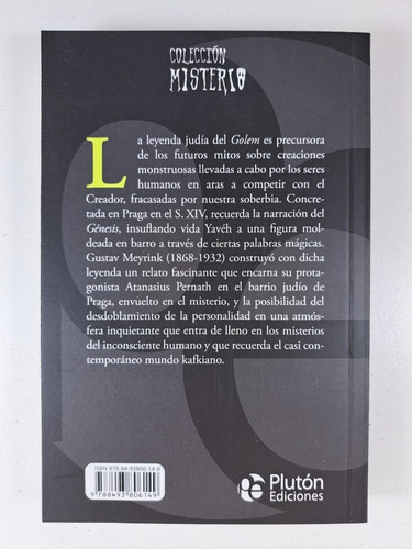 El Golem - Gustav Meyrink - Libro Nuevo