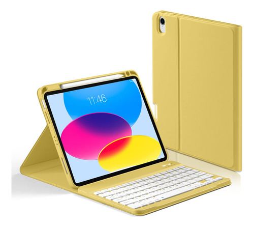 Leijue Funda Teclado Soporte Para Lapiz iPad 10ª Generacion