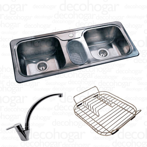 Bacha Cocina Johnson Hydra J 107 1acc Griferia Cjn3769 Cuota