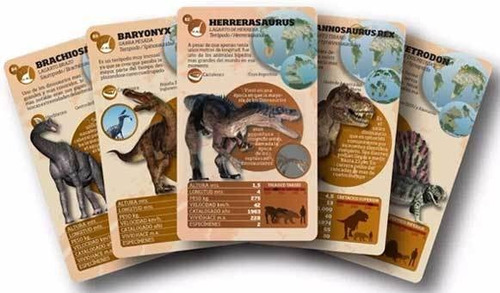 Dinosaurs Ingles Tarjetas Luminias 4740