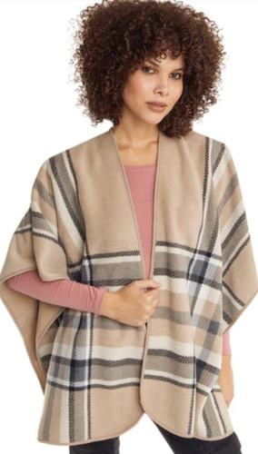 Chal Unitalla Poncho Afelpado Capa Dama Calidad