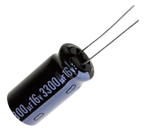 02 Condensadores 16v 3300uf Electrolitico 105° Grados