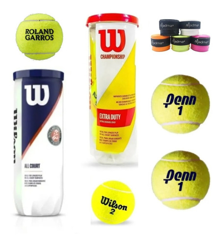 Imagen 6 de 7 de Pelota De Tenis Penn X3 Suelta Padel Polvo Cemento All Court