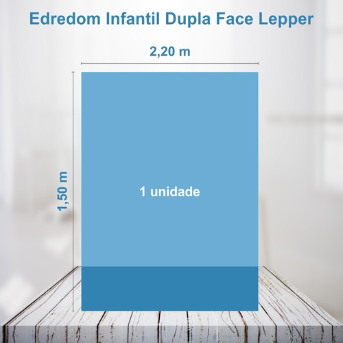 Imagem 5 de 5 de Edredom Mundo Bita Dupla Face Infantil 1,50 X 2,20 - Lepper