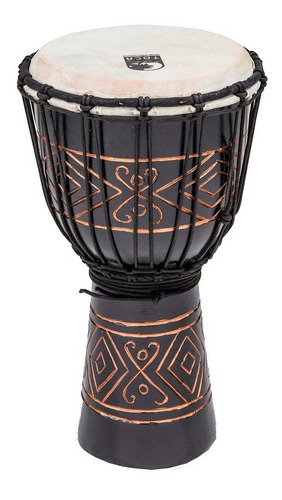 Djembe Toca Madera Street Black Onyx Large Tssdj-lbo Oferta!