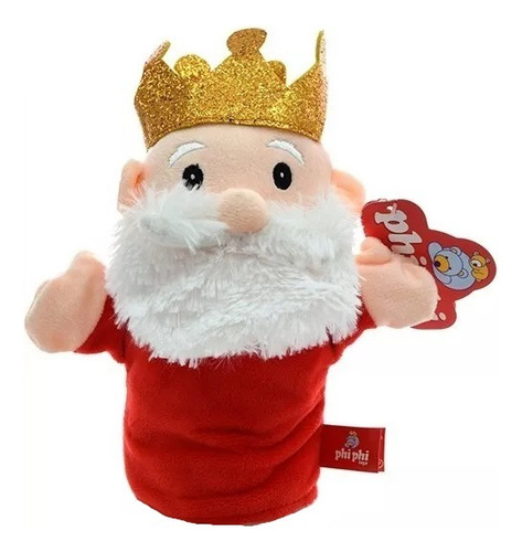 Peluche Titere De Mano 23 Cm Rey Principe Princesa De Cuento