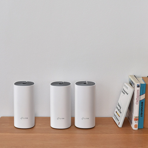 Router Wifi Tp-link Mesh Deco E4 Ac1200 3 Unidades