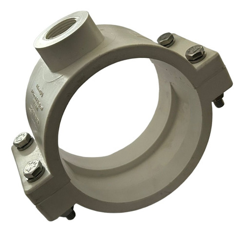 Toma Domiciliaria Pvc Abrazadera De 4'' Con Salida A 3/4''