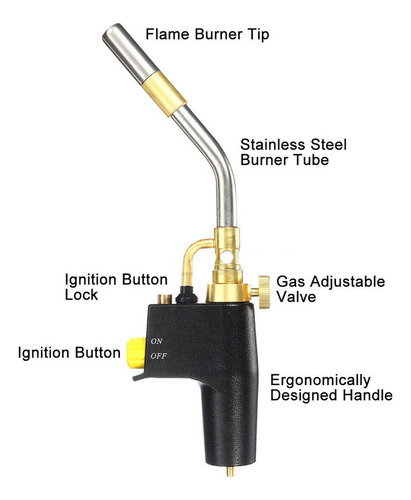 ..//antorcha De Soldadura Gas Propano Ajustable Latón Mapp G