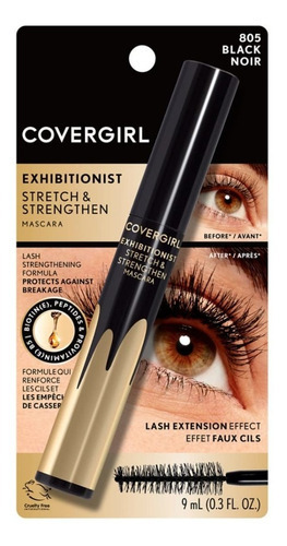 Covergirl Exhibitionist Stretch & Strengthen Mascara 9ml Color Black