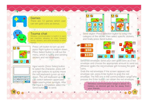 . Lazhu Touma Pet Virtual Pet Juguete Electrónico Con Mango