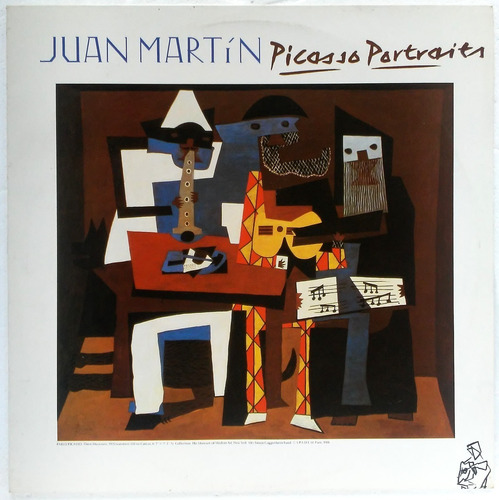 Juan Martin Picasso Portraits Lp Nacional Ano 1982 Frete 20