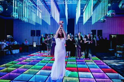 Imagen 2 de 10 de Pistas De Baile Led , Efectos Fiesta, Matrix, Gravity