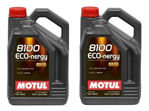 Motul 8100 Eco-nergy 5w30 Ford Toyota Fiat X10 Litros