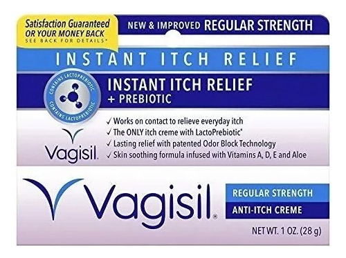 Crema Vaginal Anti-picazón Refular Strength Vagisil 28g