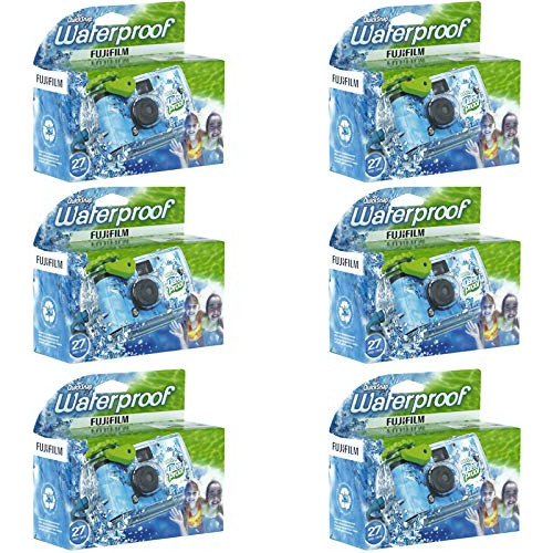 Quicksnap Juego 6 Camara Desechable Impermeable Bajo Agua