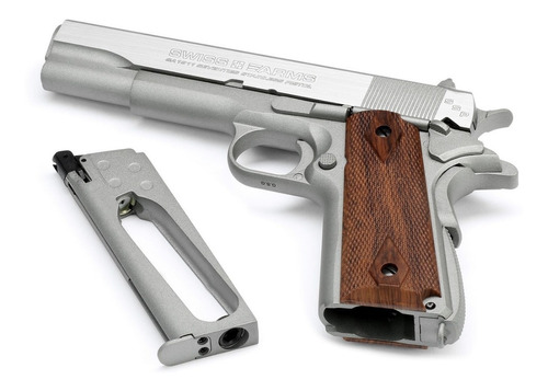 Marcadora Swiss Arms 4.5 Mm Co2 Sa1911 Seventies Full Metal