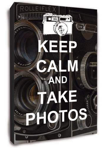 Cuadro Moderno De Keep Calm Para Fotografos- Personalizable