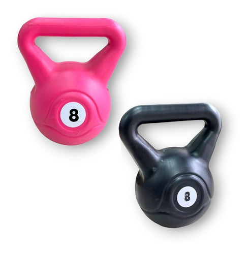 Combo X2 Pesa Rusa  8 Kg Fitness Kettlebell