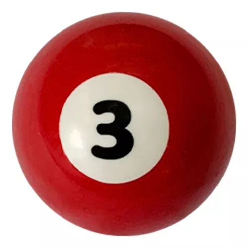 Bola Numero Numerada Bilhar Sinuca Snooker 50mm Nova